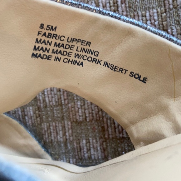 Alex Marie Rhinestone and Beaded Wedge Sandal - Picture 9 of 10